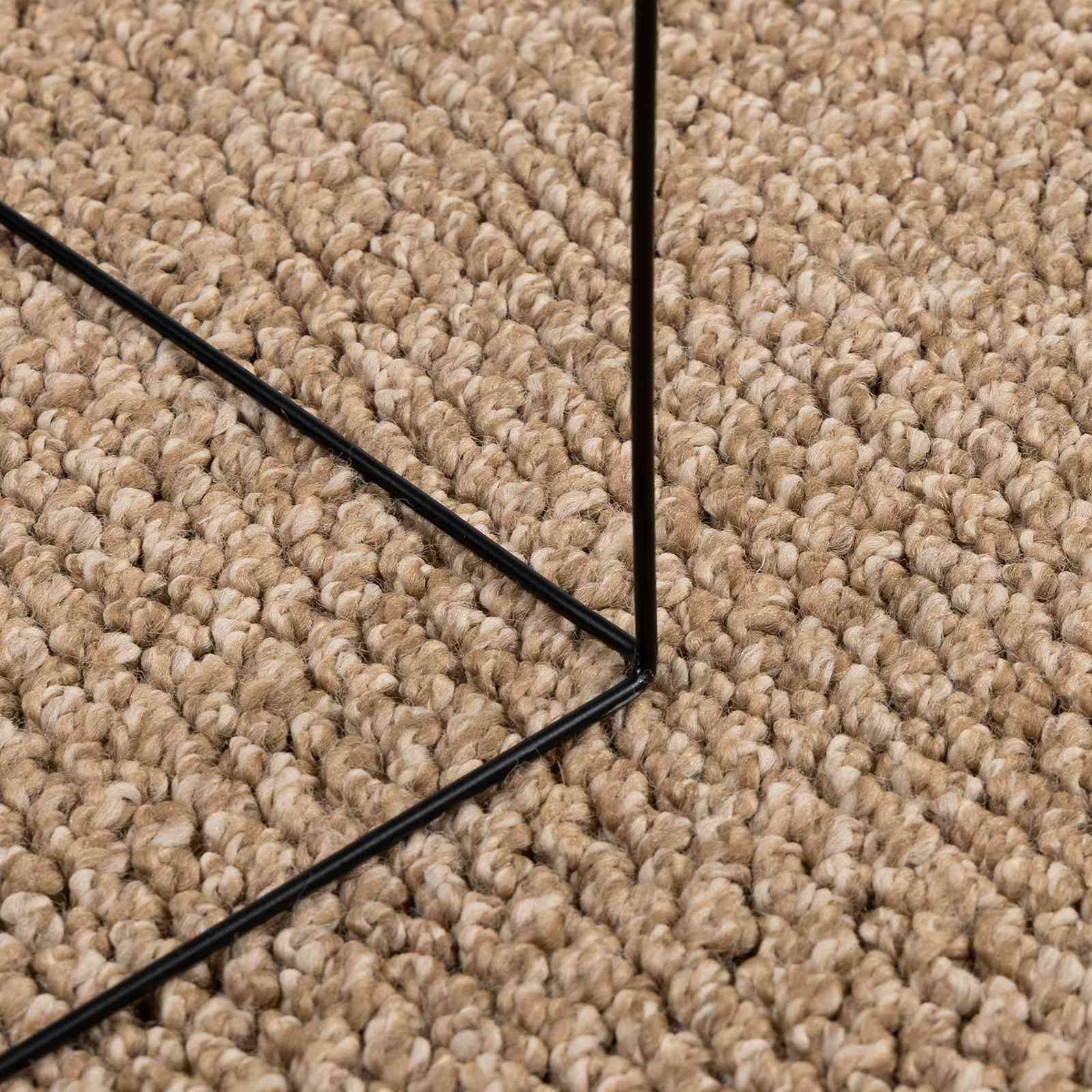Bereichsteppiche Rechtwinklig AGIRA Natur 200 x 140 cm