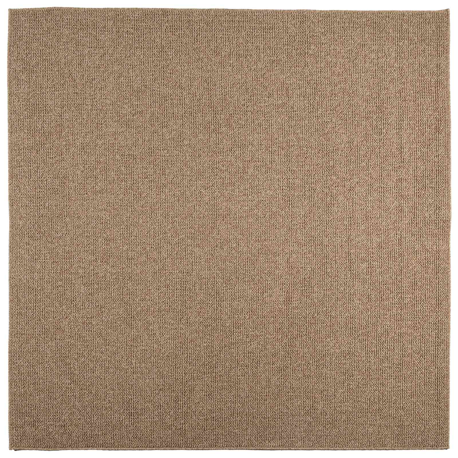 Bereichsteppiche Quadratisch AGIRA Natur 120 x 120 cm Polyester