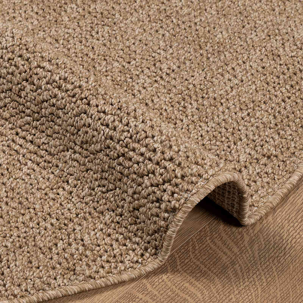 Bereichsteppiche Rund AGIRA Natur Ø 120 CM Polyester