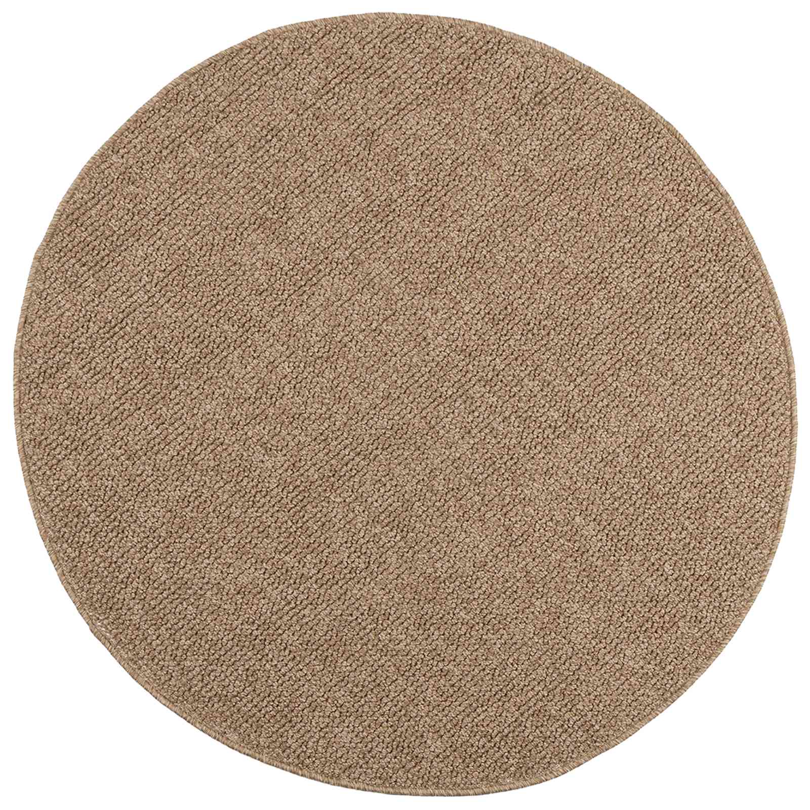 Bereichsteppiche Rund AGIRA Natur Ø 120 CM Polyester