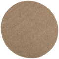 Bereichsteppiche Rund AGIRA Natur Ø 200 CM Polyester