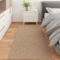 Bereichsteppiche Moiré AGIRA Natur 150 x 80 cm Polyester