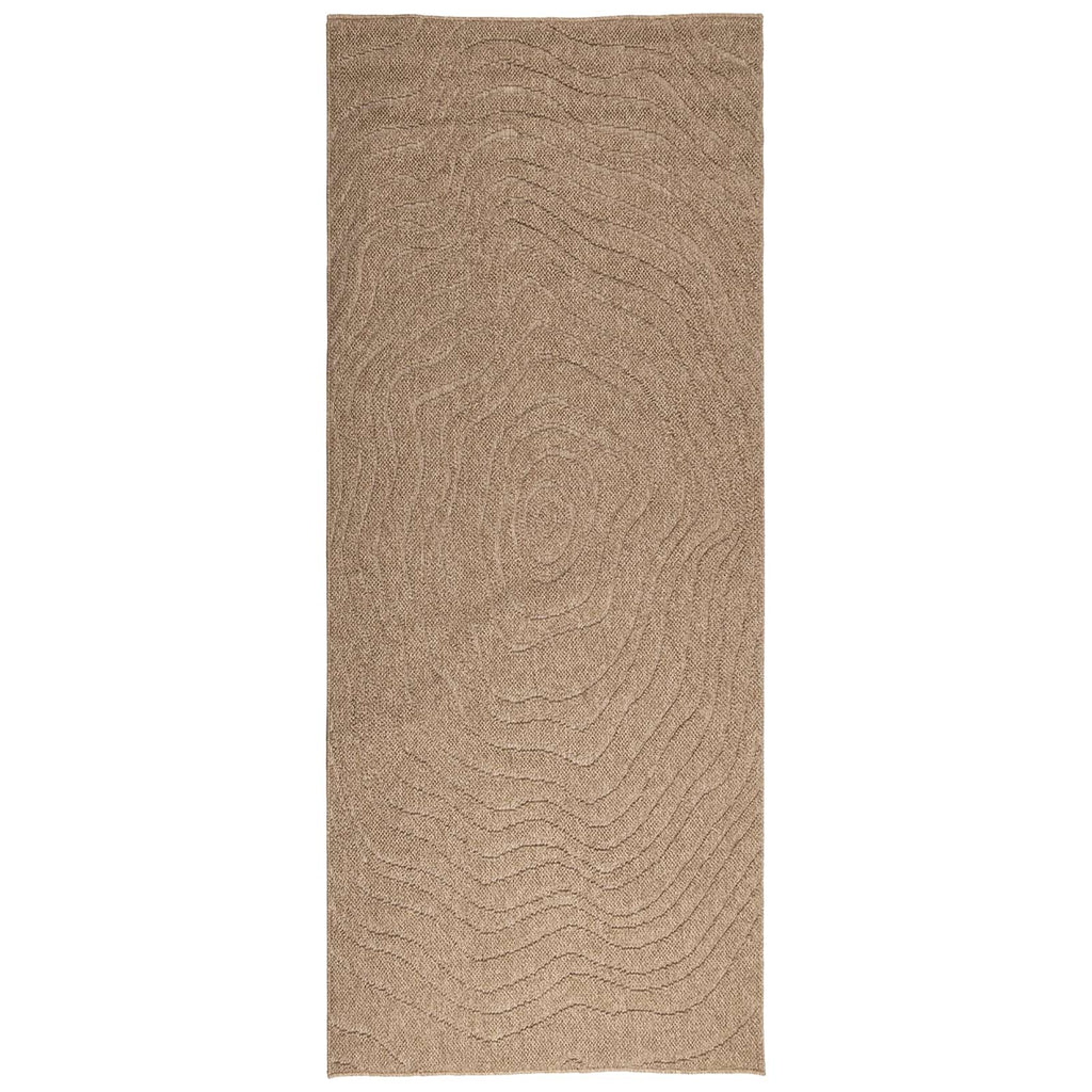 Bereichsteppiche Moiré AGIRA Natur 200 x 80 cm Polyester