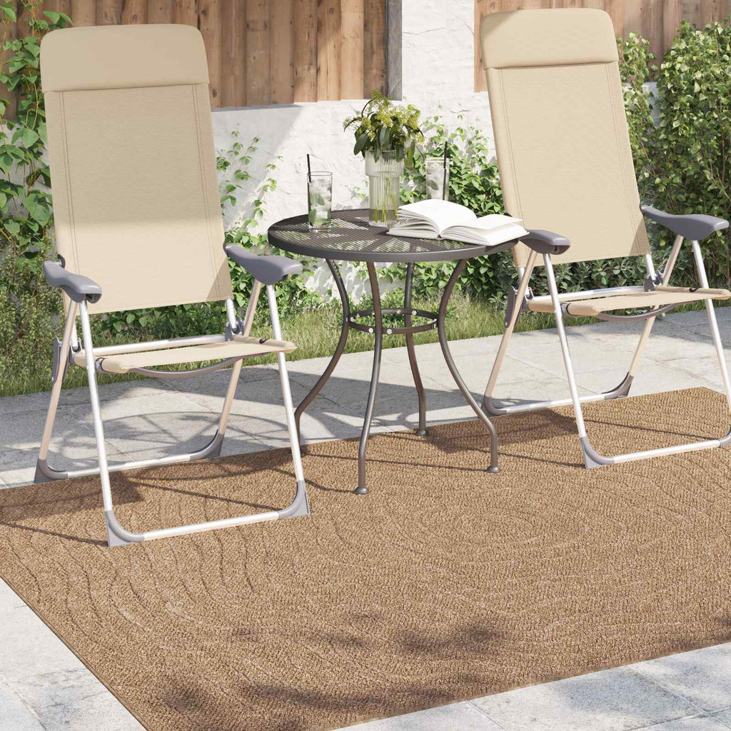 Bereichsteppiche Moiré AGIRA Natur 170 x 120 cm Polyester