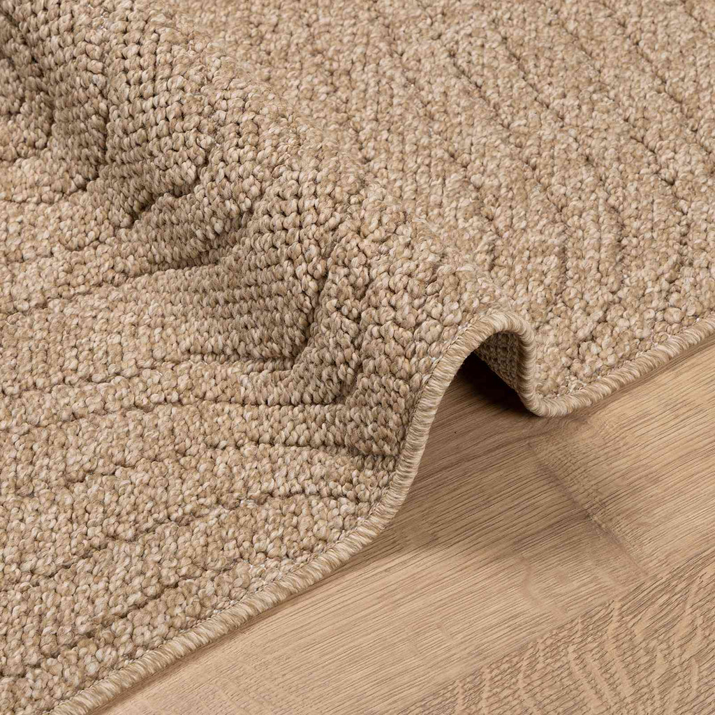 Bereichsteppiche Moiré AGIRA Natur 230 x 160 cm Polyester