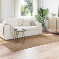 Bereichsteppiche Moiré AGIRA Natur 230 x 160 cm Polyester