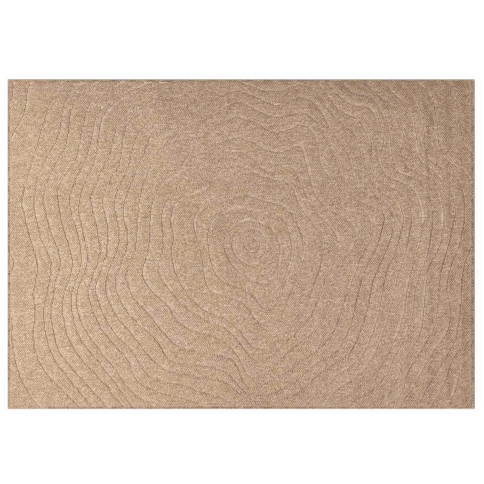 Bereichsteppiche Moiré AGIRA Natur 280 x 200 cm Polyester