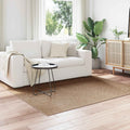 Bereichsteppiche Moiré AGIRA Natur 200 x 200 cm Polyester