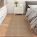 Bereichsteppiche Rechtwinklig AGIRA Natur 200 x 80 cm Polyester
