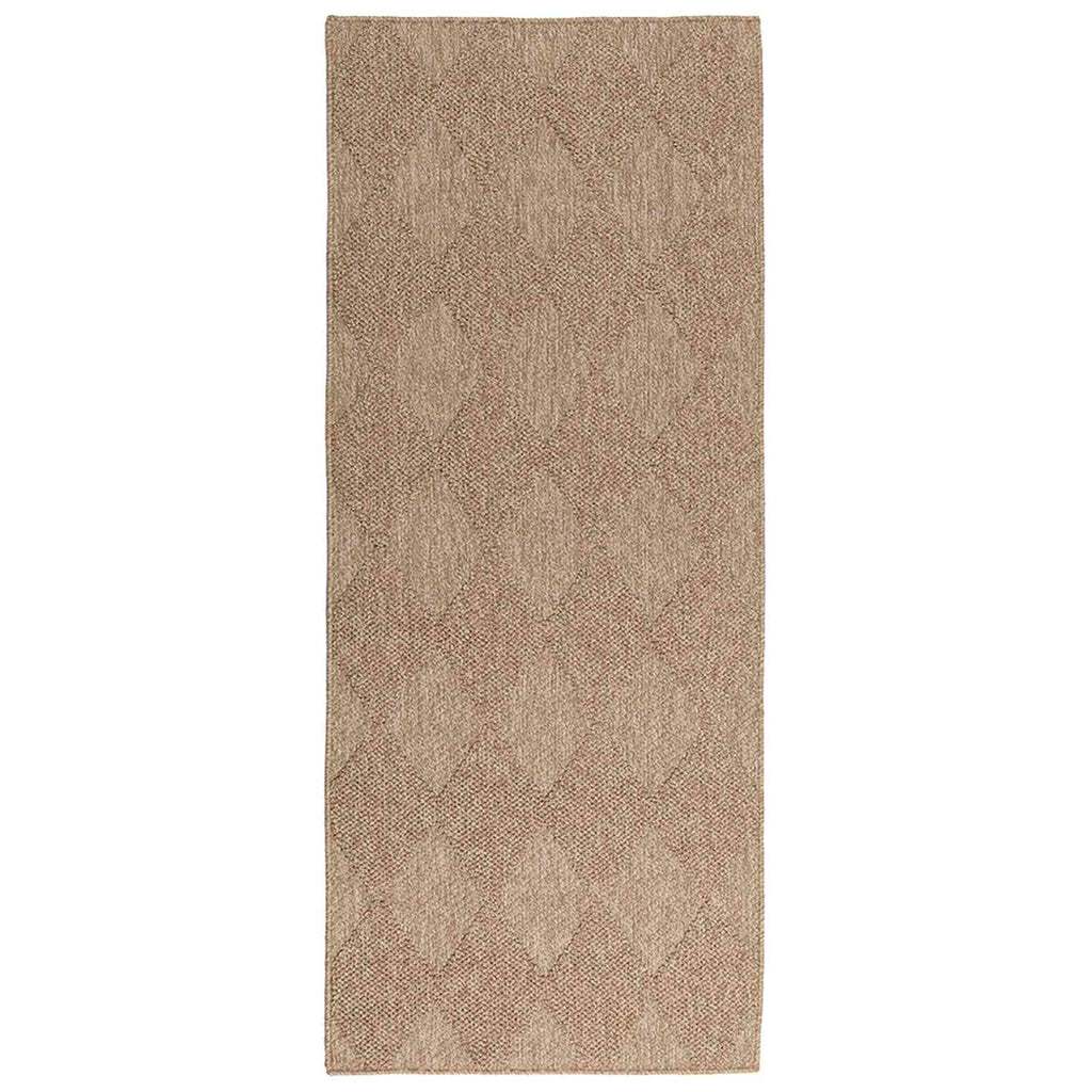 Bereichsteppiche Rechtwinklig AGIRA Natur 200 x 80 cm Polyester