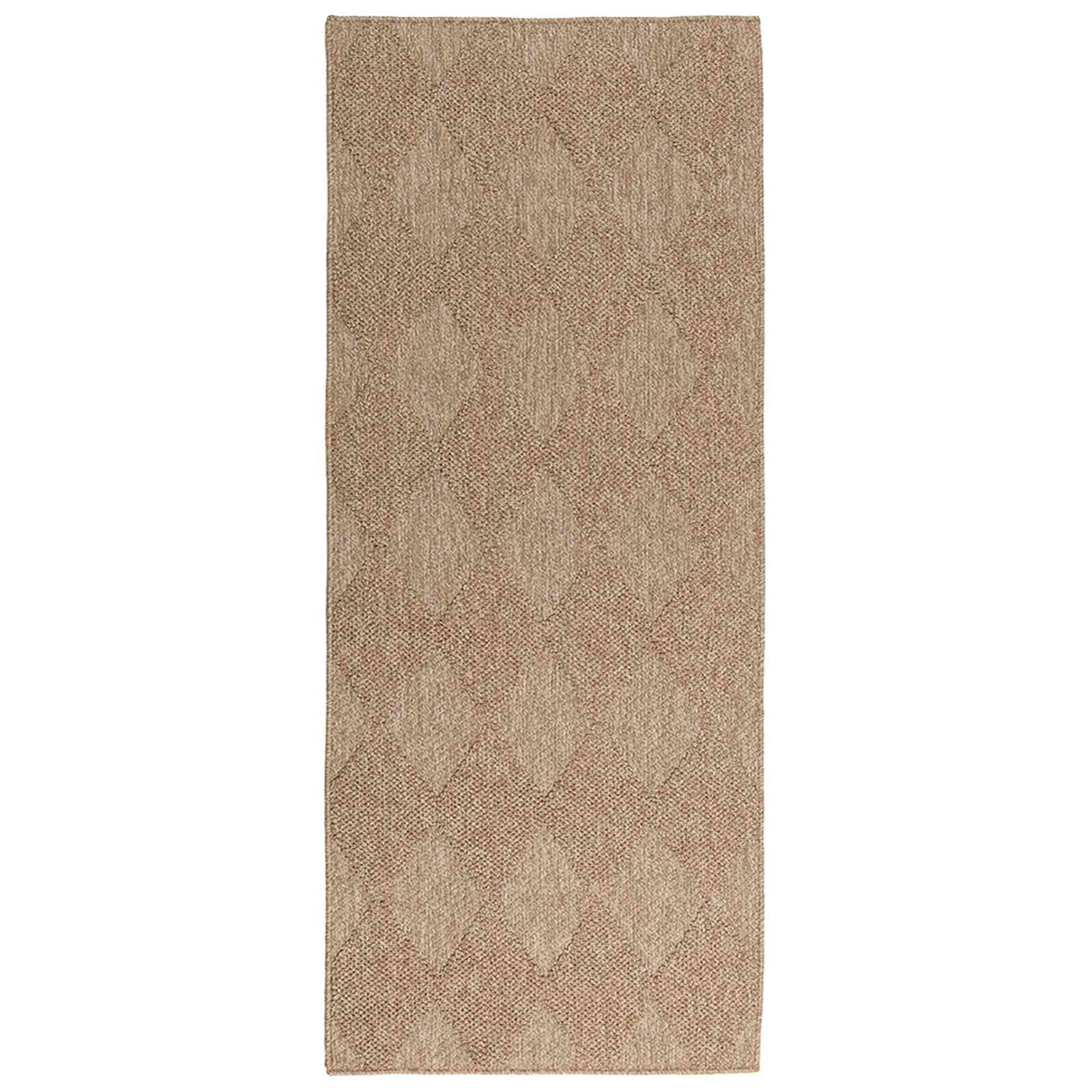 Bereichsteppiche Rechtwinklig AGIRA Natur 200 x 80 cm Polyester