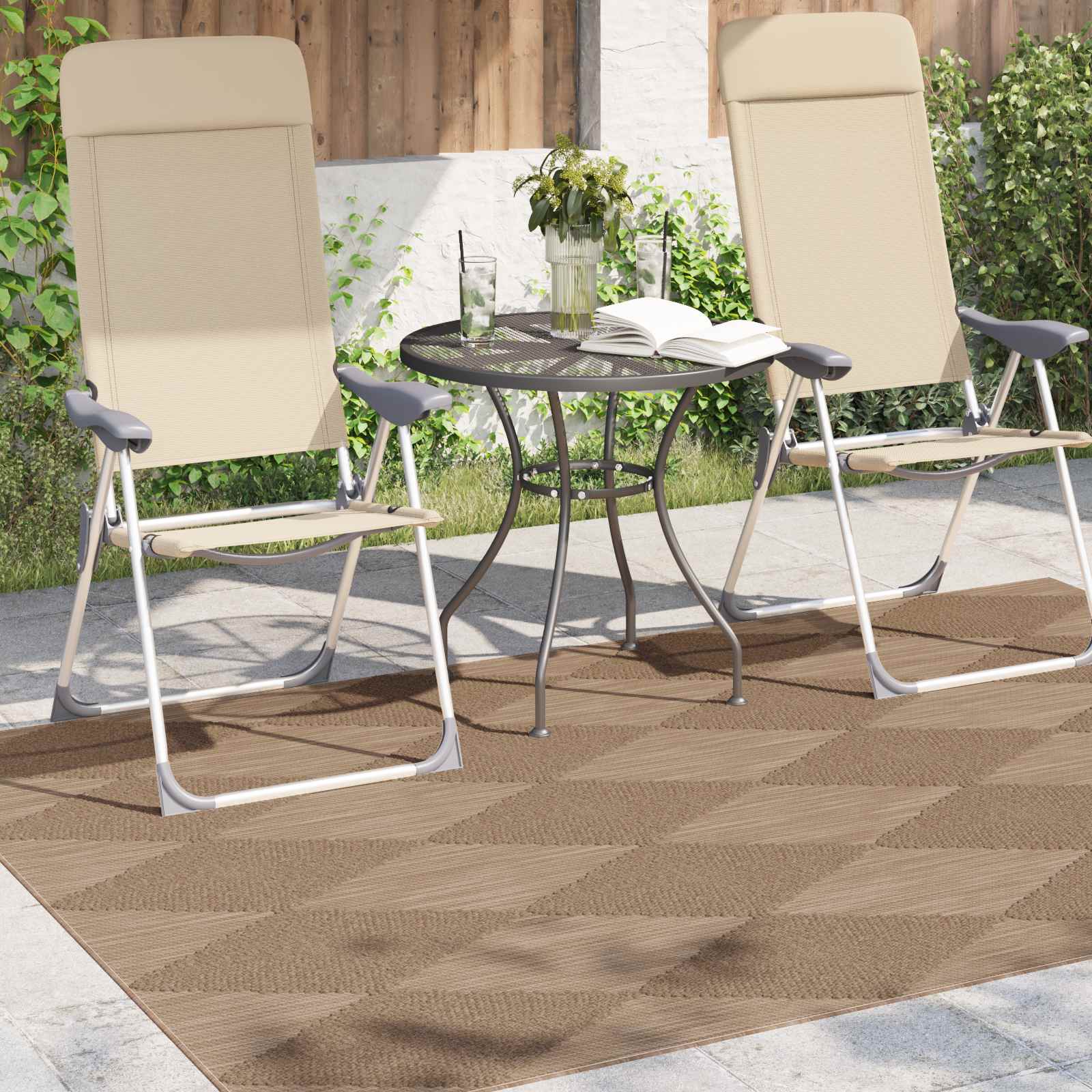 Bereichsteppiche Rechtwinklig AGIRA Natur 170 x 120 cm