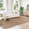 Bereichsteppiche Rechtwinklig AGIRA Natur 340 x 240 cm