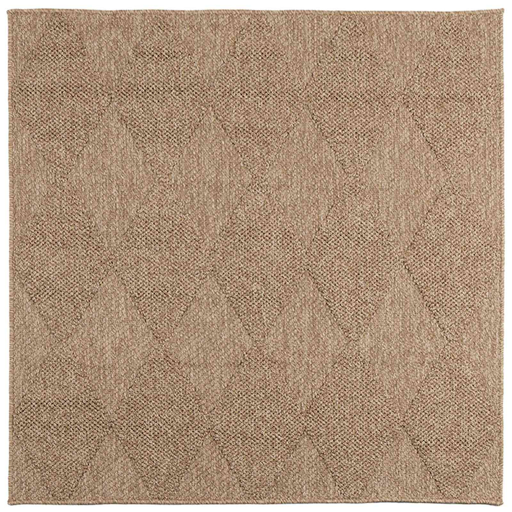Bereichsteppiche Quadratisch AGIRA Natur 200 x 200 cm Polyester