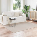 Bereichsteppiche Quadratisch FARO Creme 120 x 120 cm Polyester