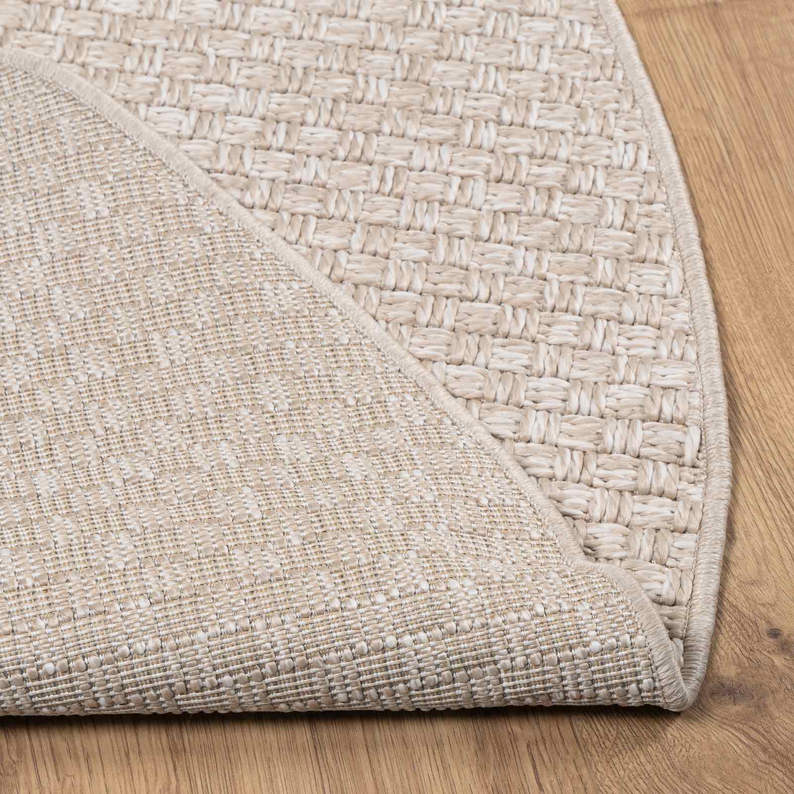 Bereichsteppiche Rund FARO Creme Ø 160 CM Polyester