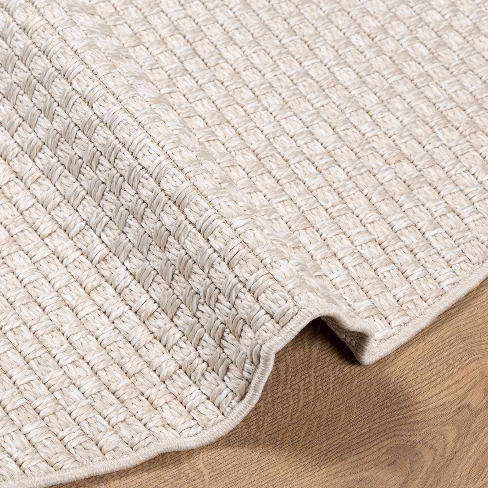 Bereichsteppiche Rund FARO Creme Ø 160 CM Polyester