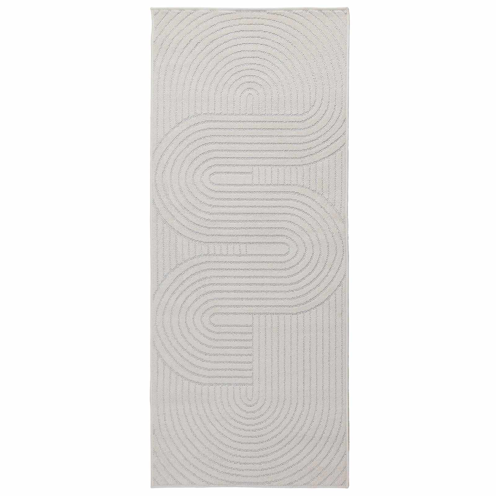 Bereichsteppiche PALMERAS Creme 200 x 80 cm Polyester