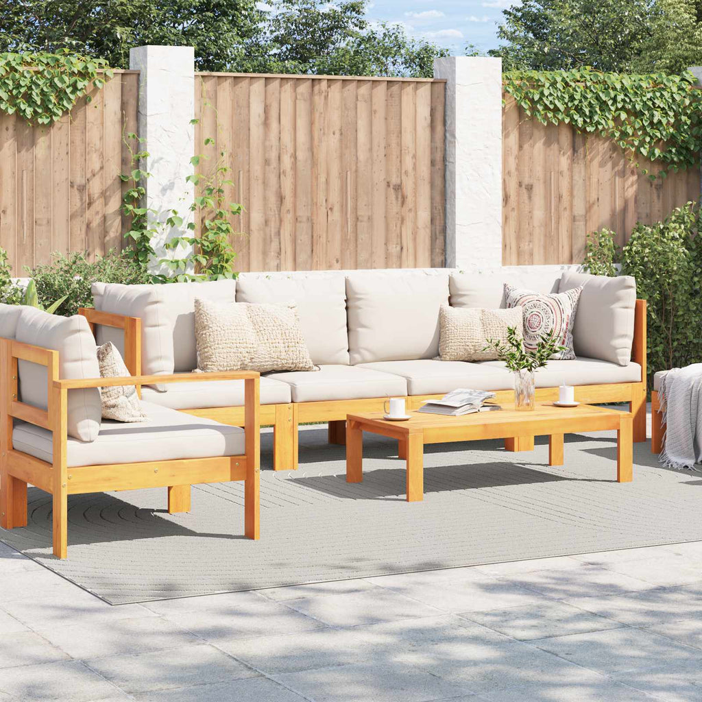 Bereichsteppiche PALMERAS Creme 280 x 200 cm Polyester