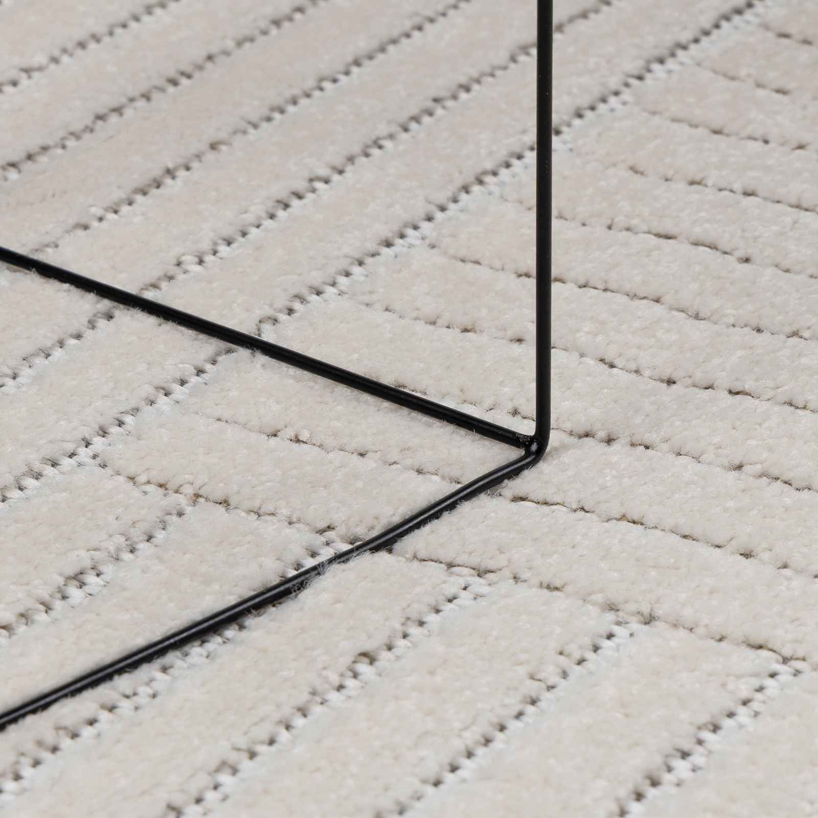 Bereichsteppiche PALMERAS Creme 340 x 240 cm Polyester