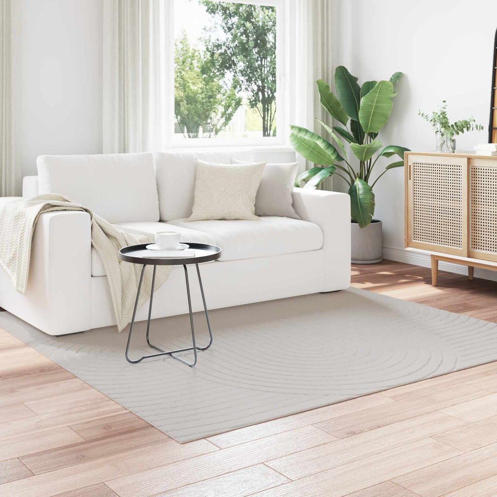 Bereichsteppiche PALMERAS Creme 200 x 200 cm Polyester