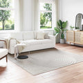 Bereichsteppiche PALMERAS Creme 240 x 240 cm Polyester