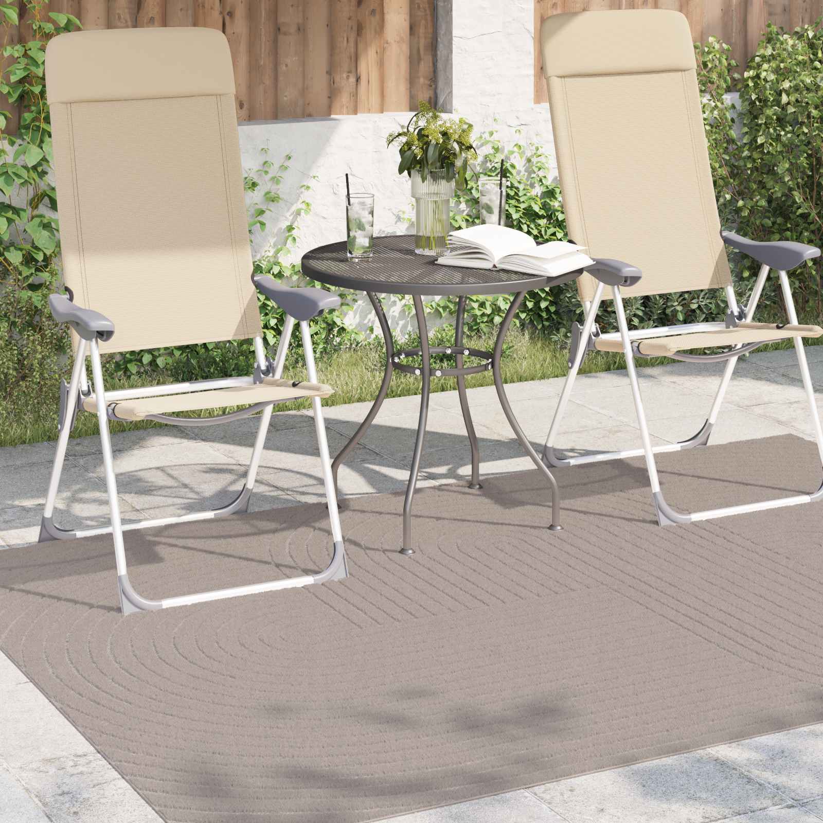 Bereichsteppiche PALMERAS Beige 230 x 160 cm Polyester