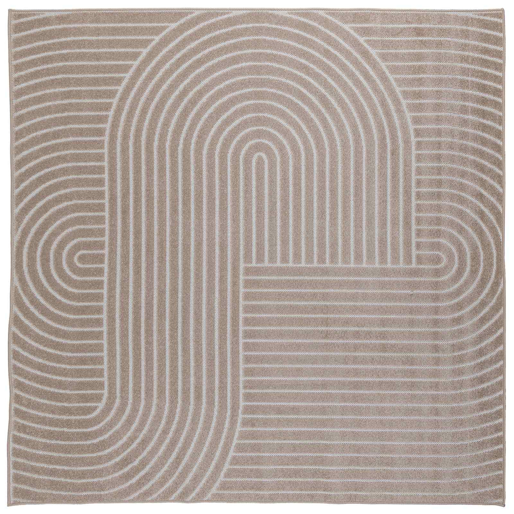 Bereichsteppiche PALMERAS Beige 200 x 200 cm Polyester