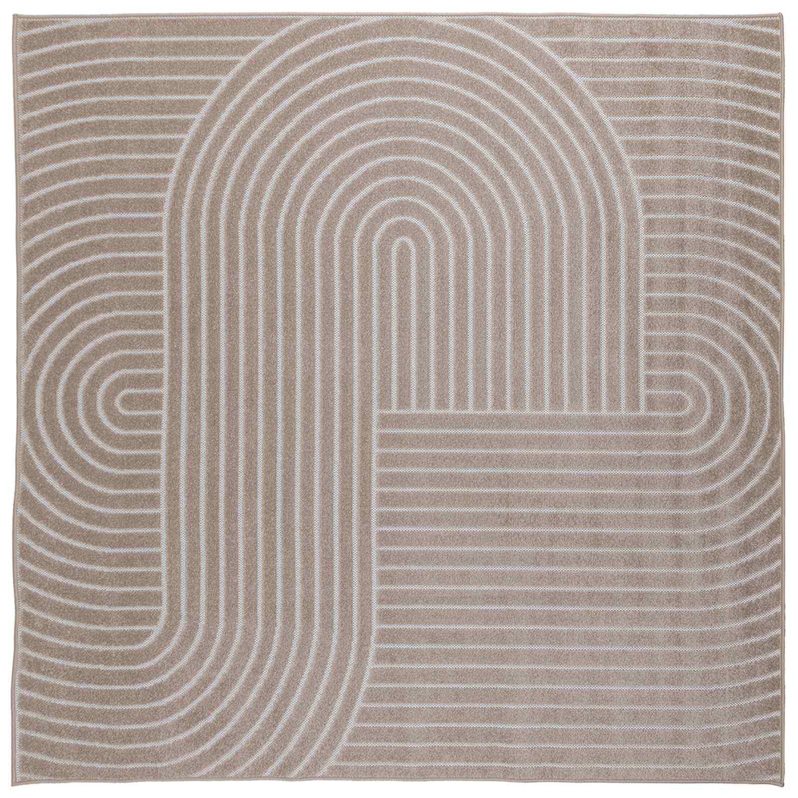 Bereichsteppiche PALMERAS Beige 200 x 200 cm Polyester
