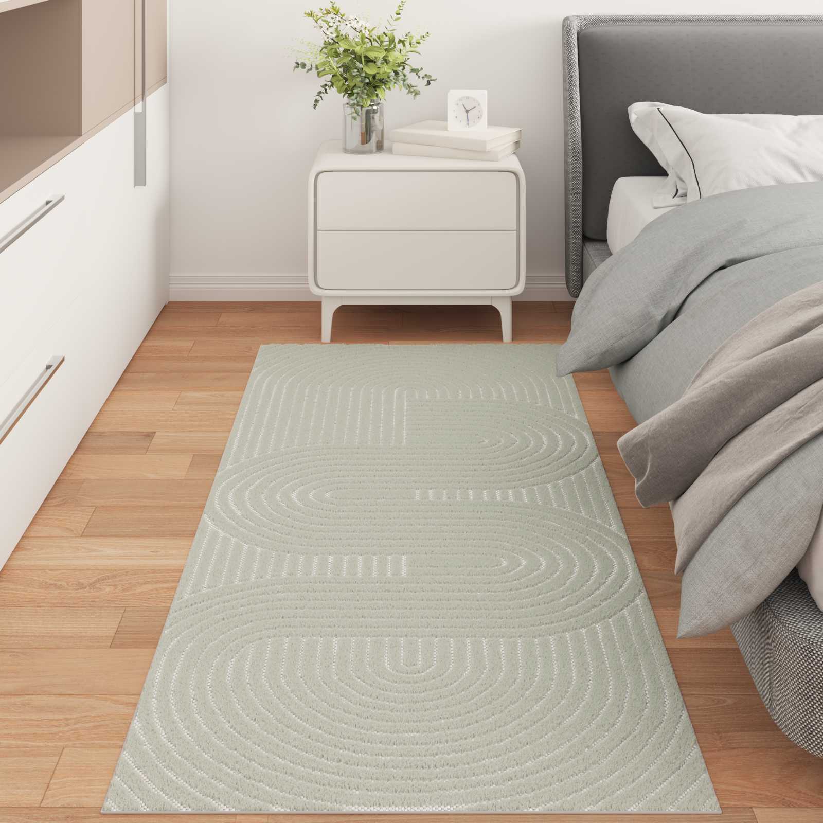 Bereichsteppiche PALMERAS Grün 80 x 150 cm Polyester