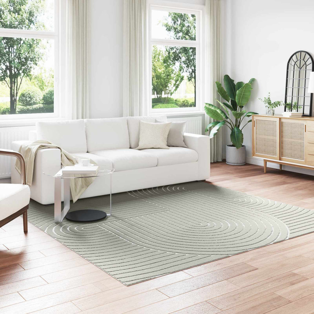 Bereichsteppiche PALMERAS Grün 240 x 240 cm Polyester