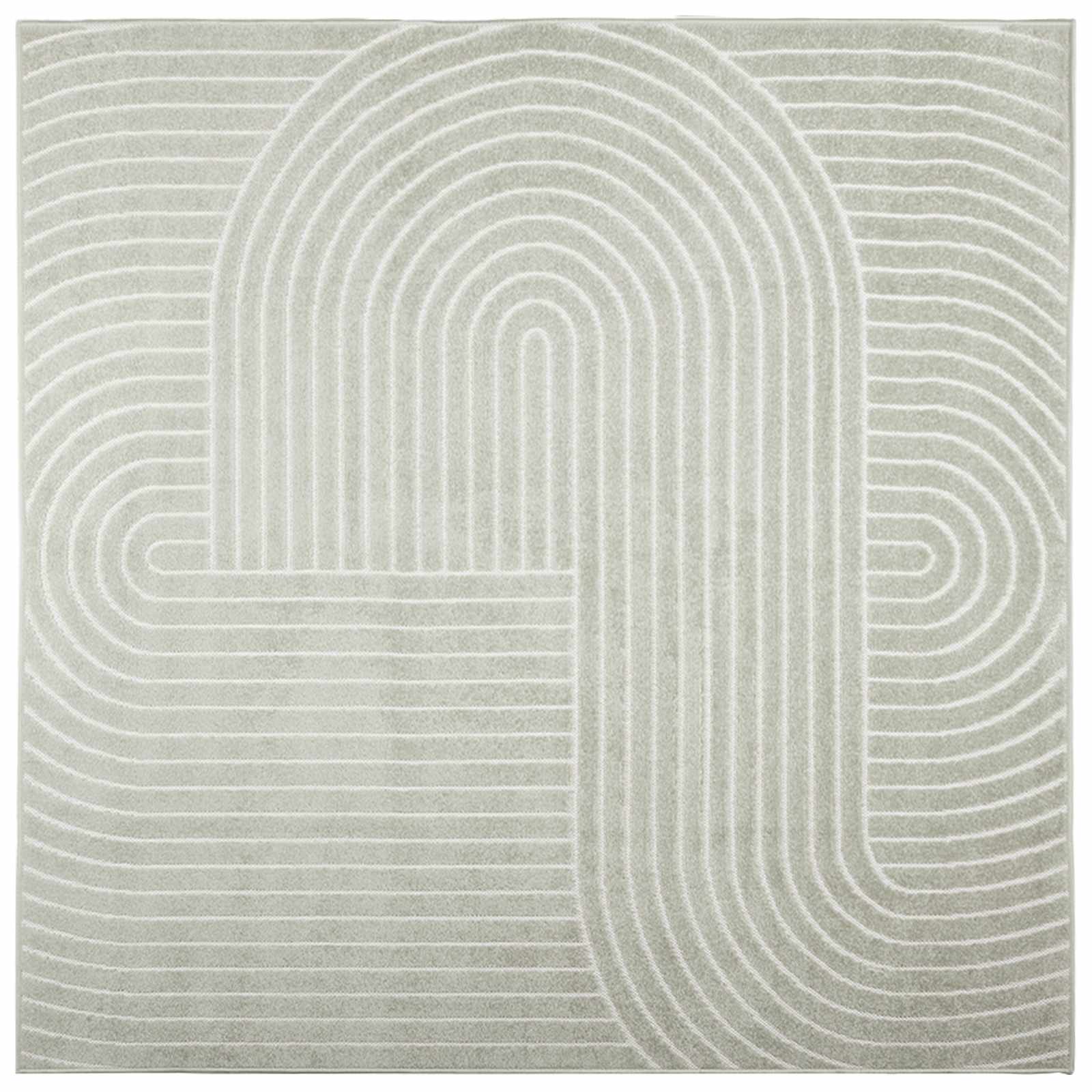 Bereichsteppiche PALMERAS Grün 240 x 240 cm Polyester