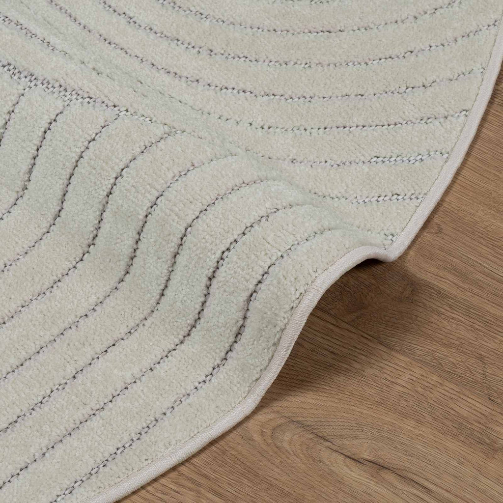 Bereichsteppiche Rund PALMERAS Grün Ø 160 CM Polyester