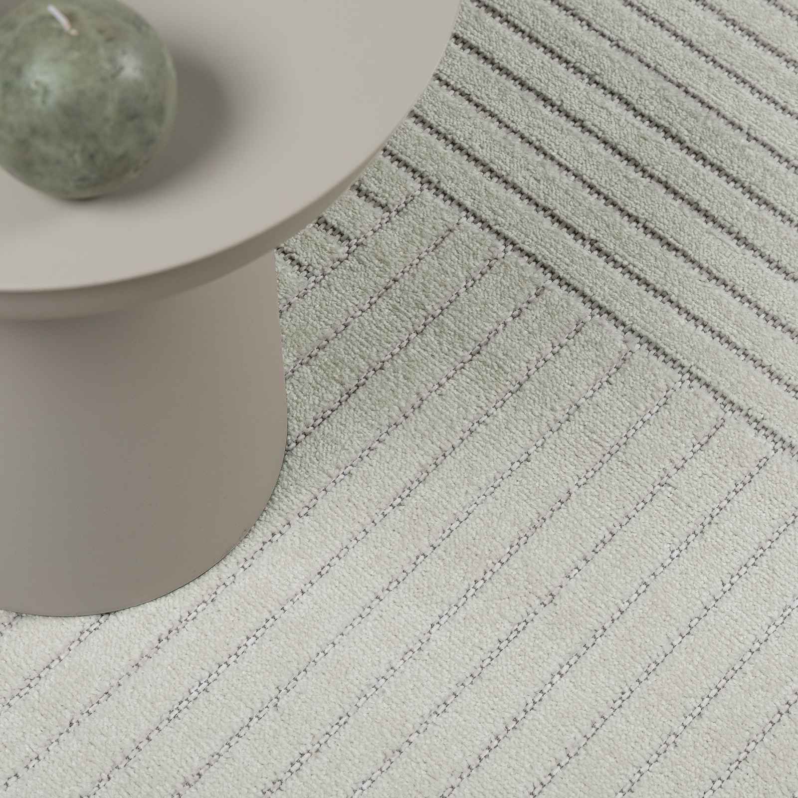 Bereichsteppiche Rund PALMERAS Grün Ø 200 CM Polyester