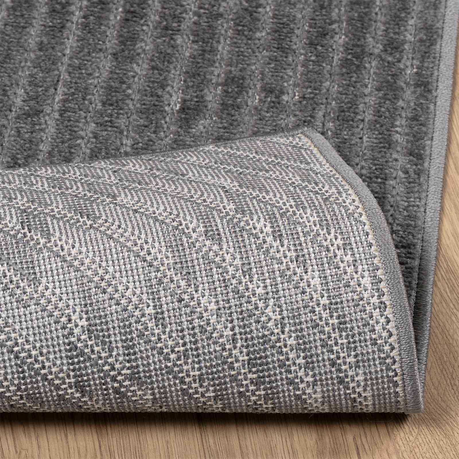 Bereichsteppiche PALMERAS Anthrazit 170 x 120 cm Polyester