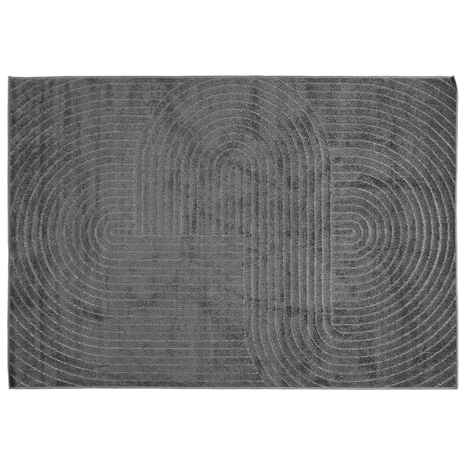 Bereichsteppiche PALMERAS Anthrazit 170 x 120 cm Polyester