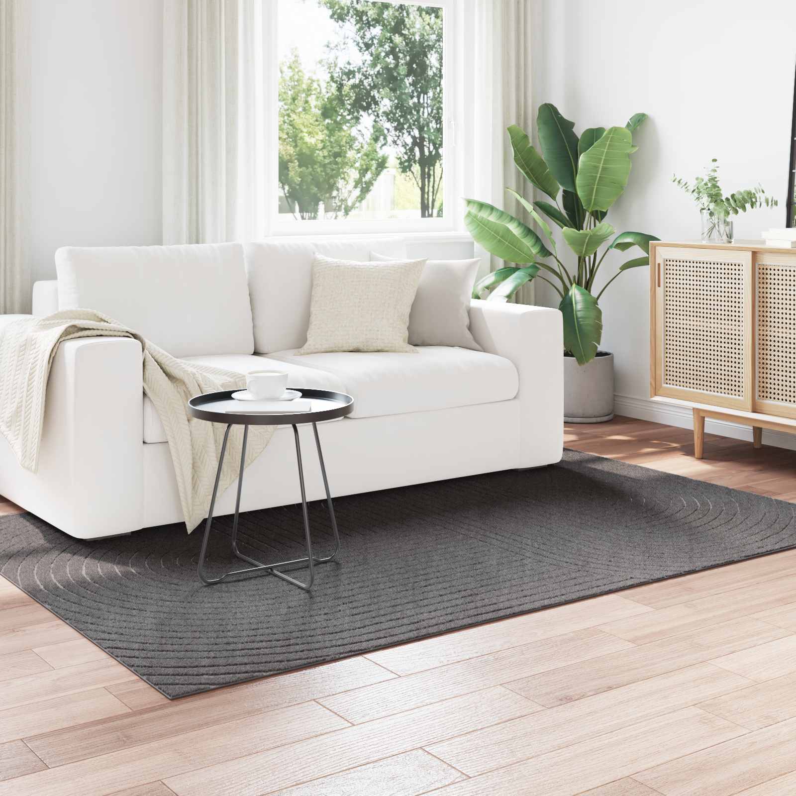 Bereichsteppiche PALMERAS Anthrazit 230 x 160 cm Polyester