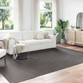 Bereichsteppiche PALMERAS Anthrazit 340 x 240 cm Polyester