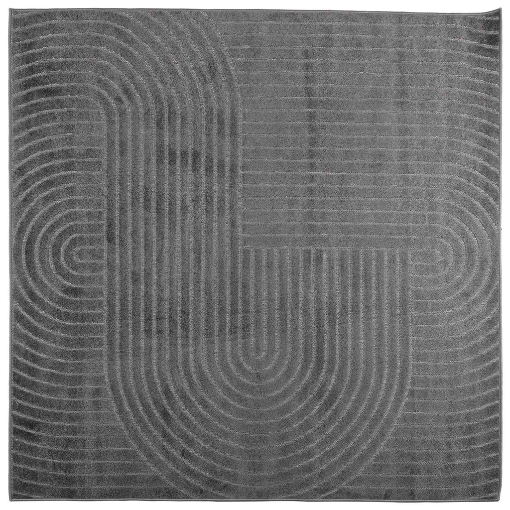 Bereichsteppiche PALMERAS Anthrazit 200 x 200 cm Polyester