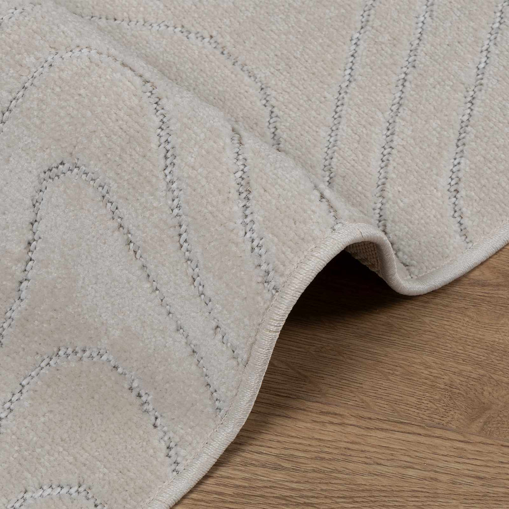 Bereichsteppiche PALMERAS Creme 240 x 240 cm Polyester