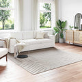 Bereichsteppiche PALMERAS Creme 240 x 240 cm Polyester