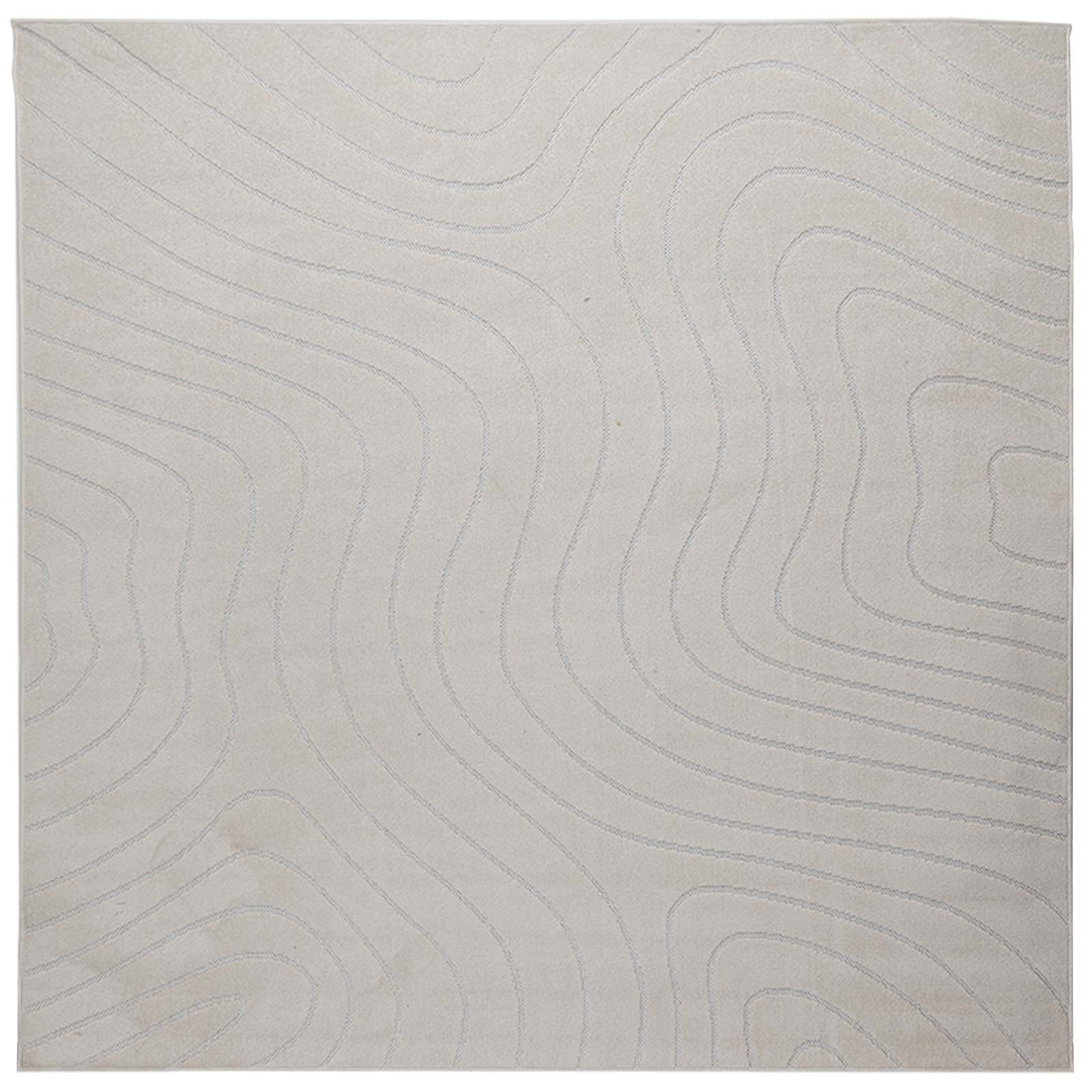 Bereichsteppiche PALMERAS Creme 240 x 240 cm Polyester