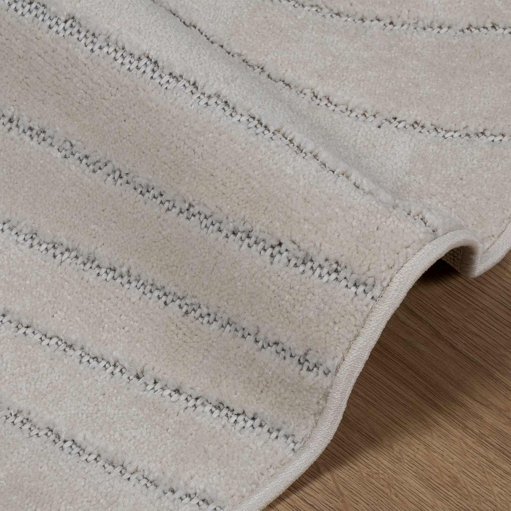 Bereichsteppiche Rund PALMERAS Creme Ø 200 CM Polyester