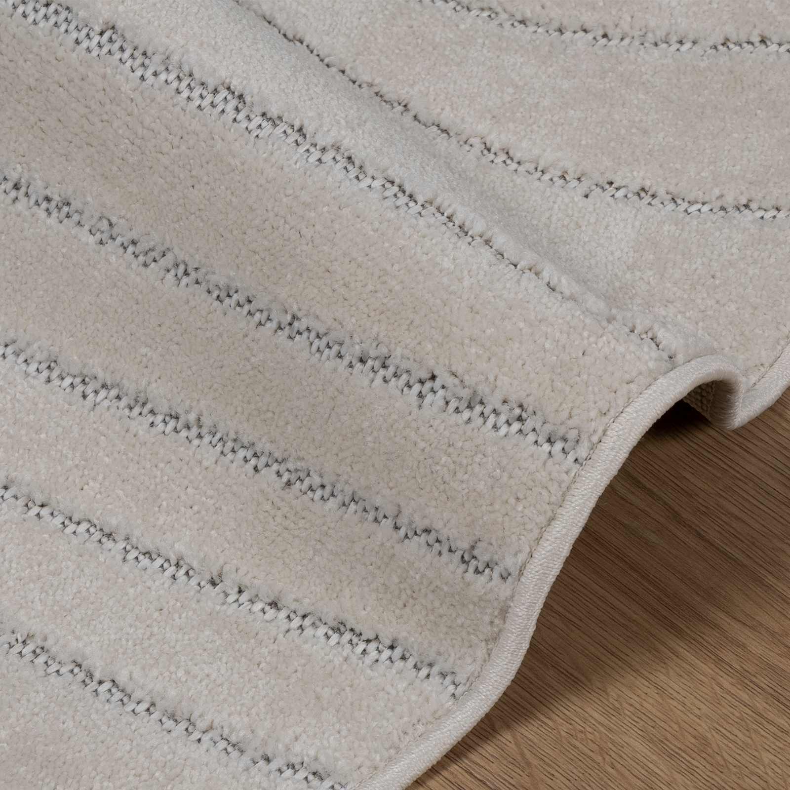 Bereichsteppiche Rund PALMERAS Creme Ø 200 CM Polyester