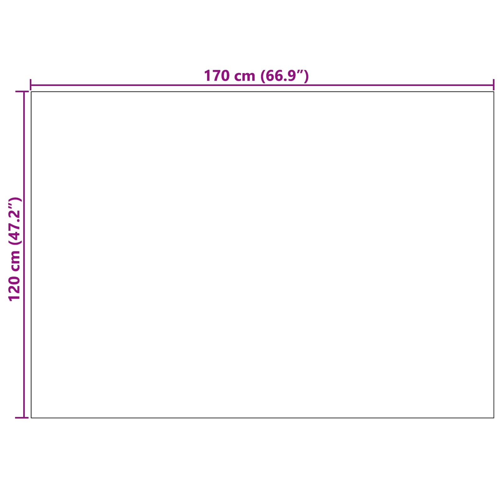Bereichsteppiche PALMERAS Beige 120 x 170 cm Polyester