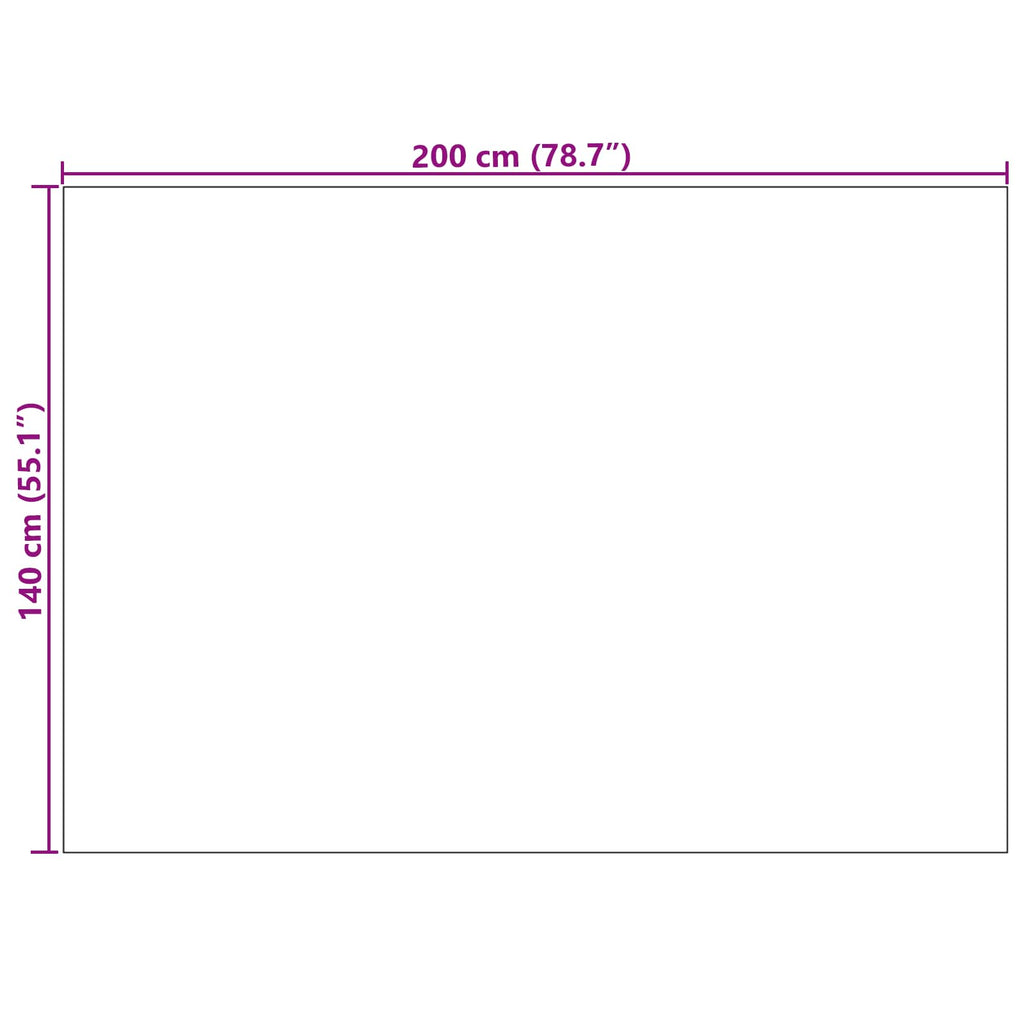 Bereichsteppiche PALMERAS Beige 140 x 200 cm Polyester