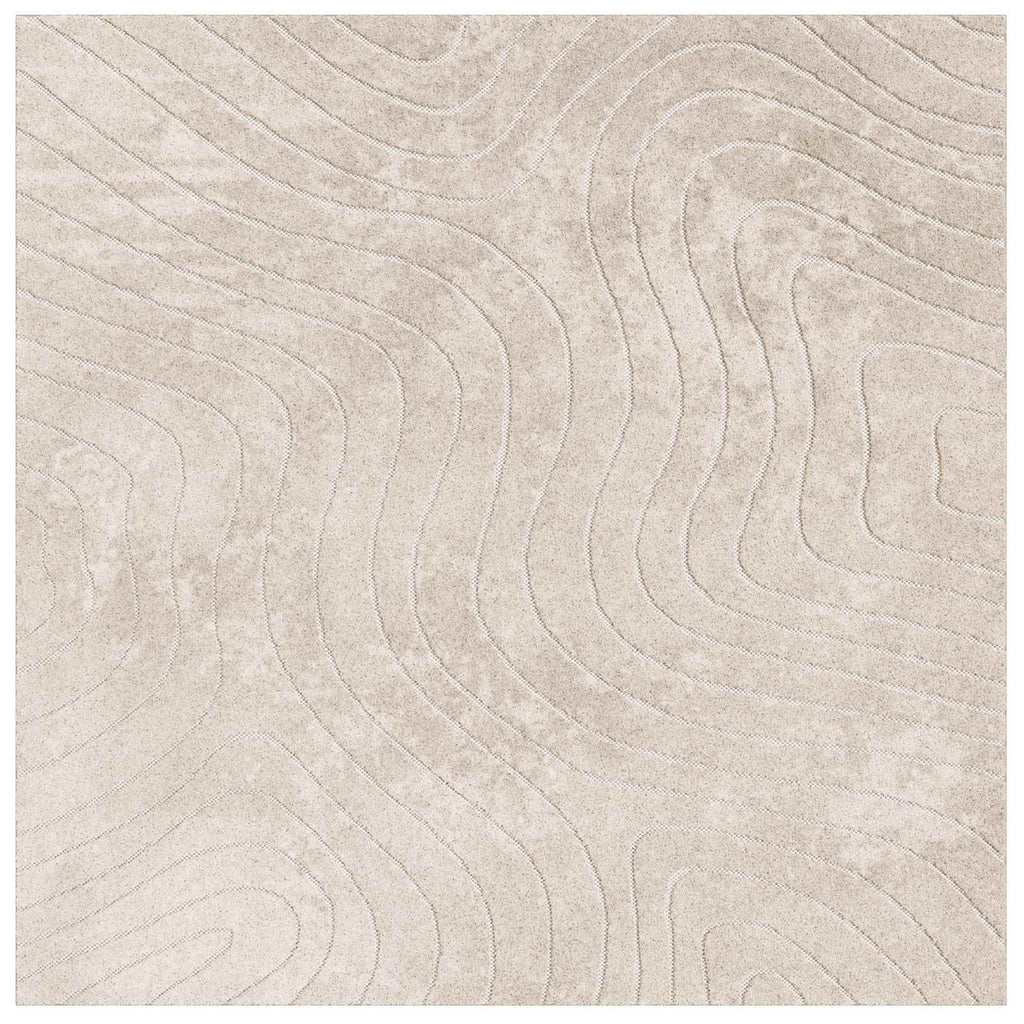 Bereichsteppiche PALMERAS Beige 120 x 120 cm Polyester