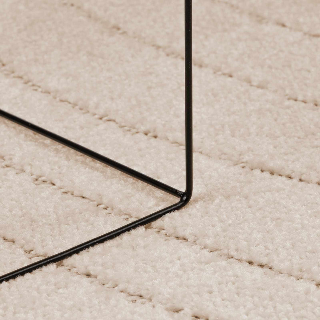 Bereichsteppiche Rund PALMERAS Beige Ø 200 CM Polyester