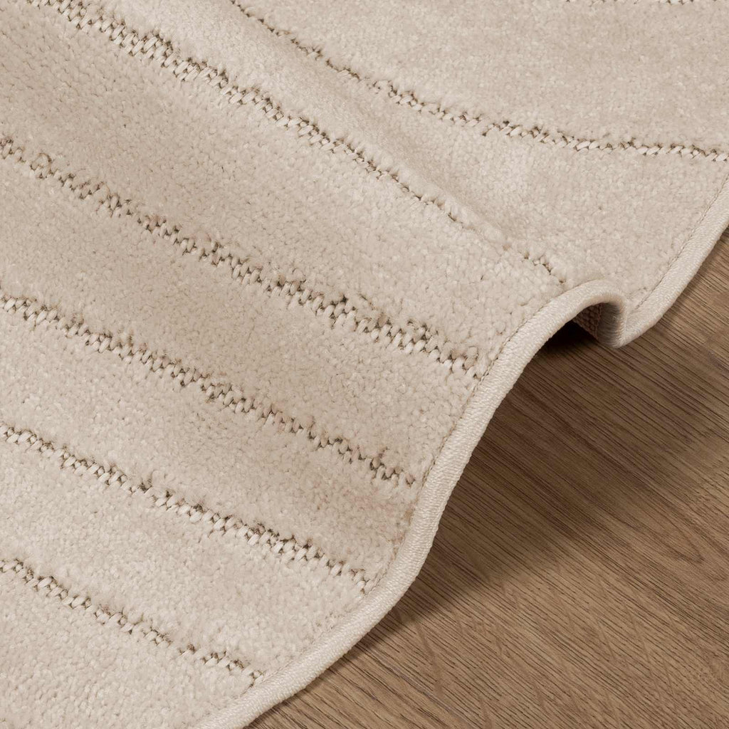 Bereichsteppiche Rund PALMERAS Beige Ø 200 CM Polyester