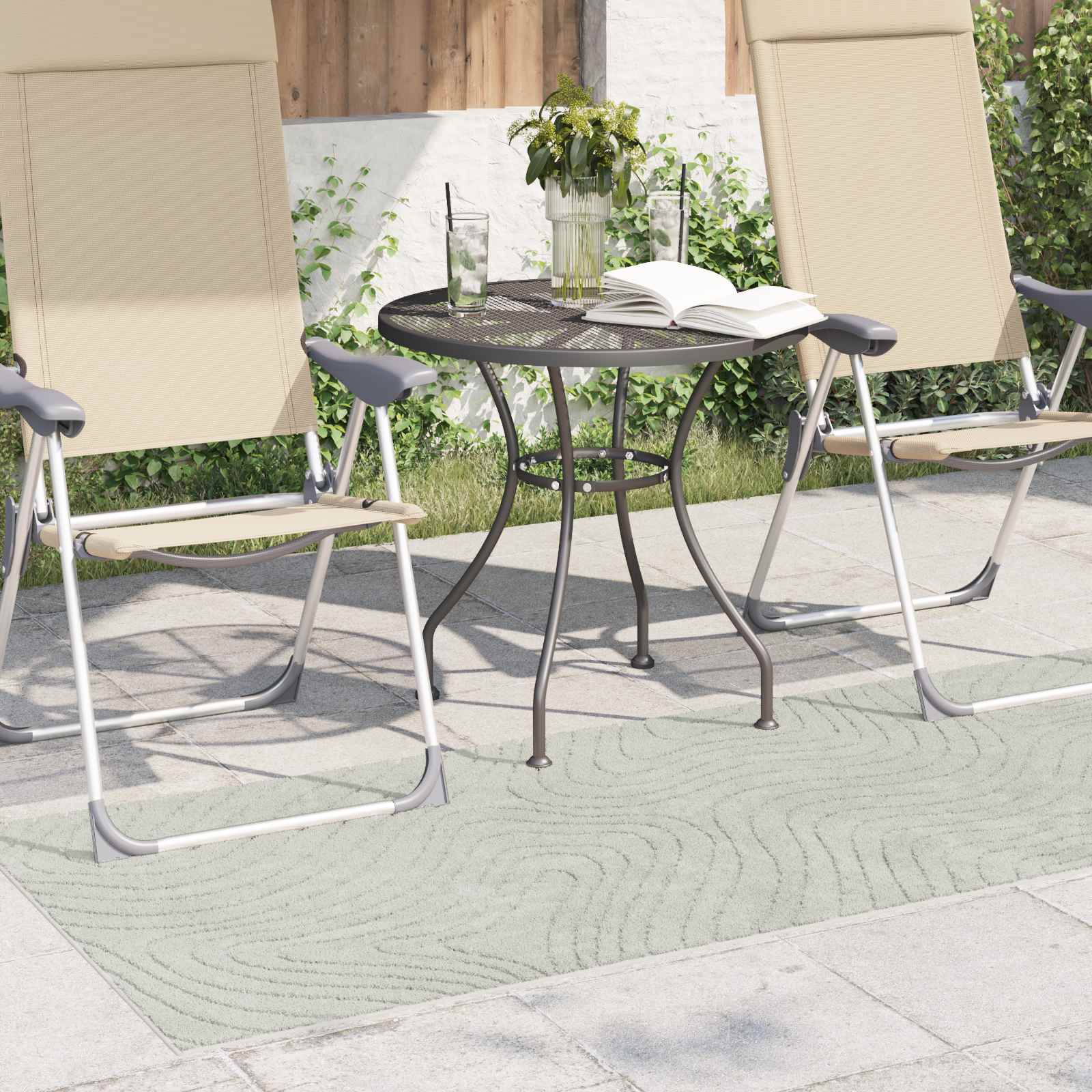 Bereichsteppiche PALMERAS Grün 80 x 200 cm Polyester
